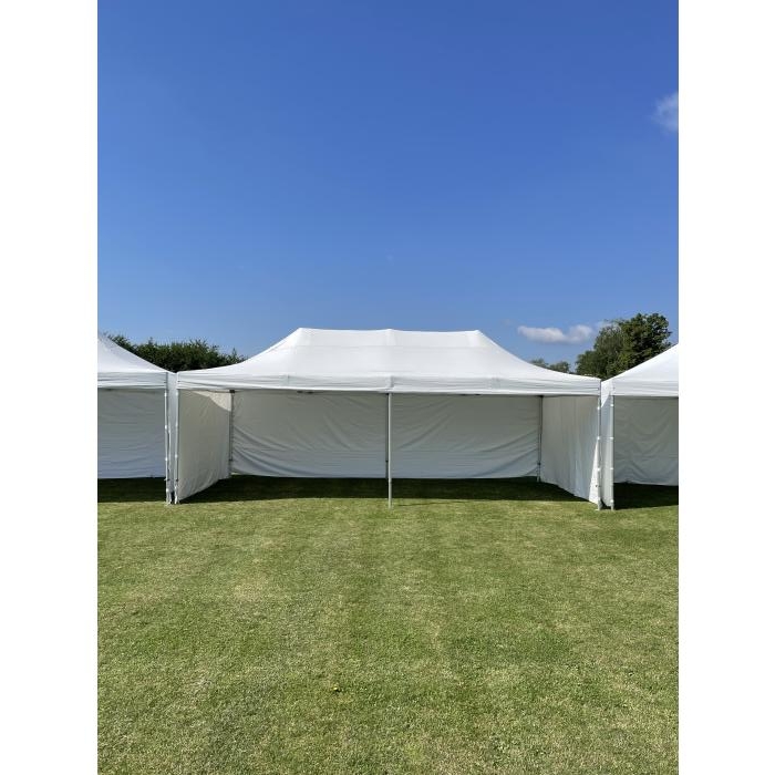 Nůžkový stan 4x8 m