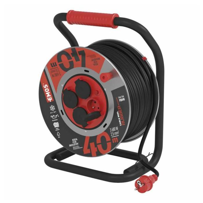 Prodlužovací kabel na bubnu 40m